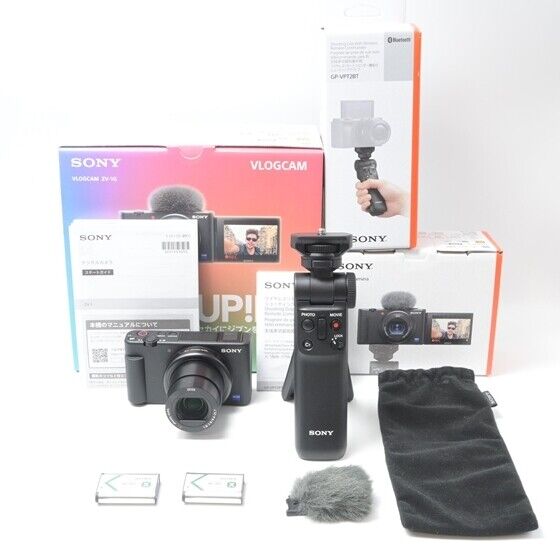 Sony Vlogcam Zv-1G B Black Shooting Grip Kit | eBay Sony Vlogcam Zv-1G B Black Shooting Grip Kit | eBay