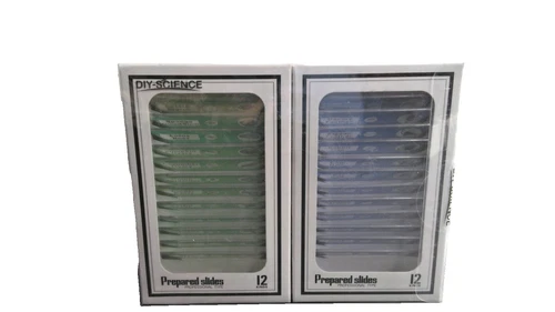 DIY-Science Prepared Microscope Slides 48 Slides Professional Type New G12