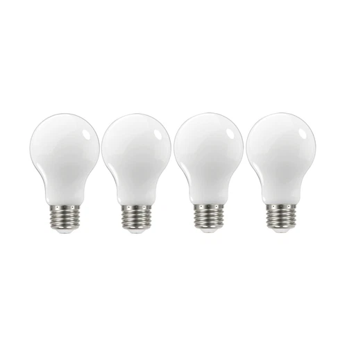 4 Pack LED Solid White Filament Bulbs 120V 11W =75W A19 Medium E26 2700K Warm - Picture 4 of 9