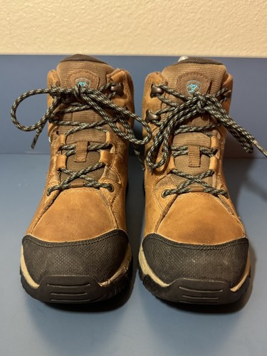 ARIAT Women’s Hiking Boots Waterproof Leather Skyline Mid Sz 8B Brown - Picture 5 of 10