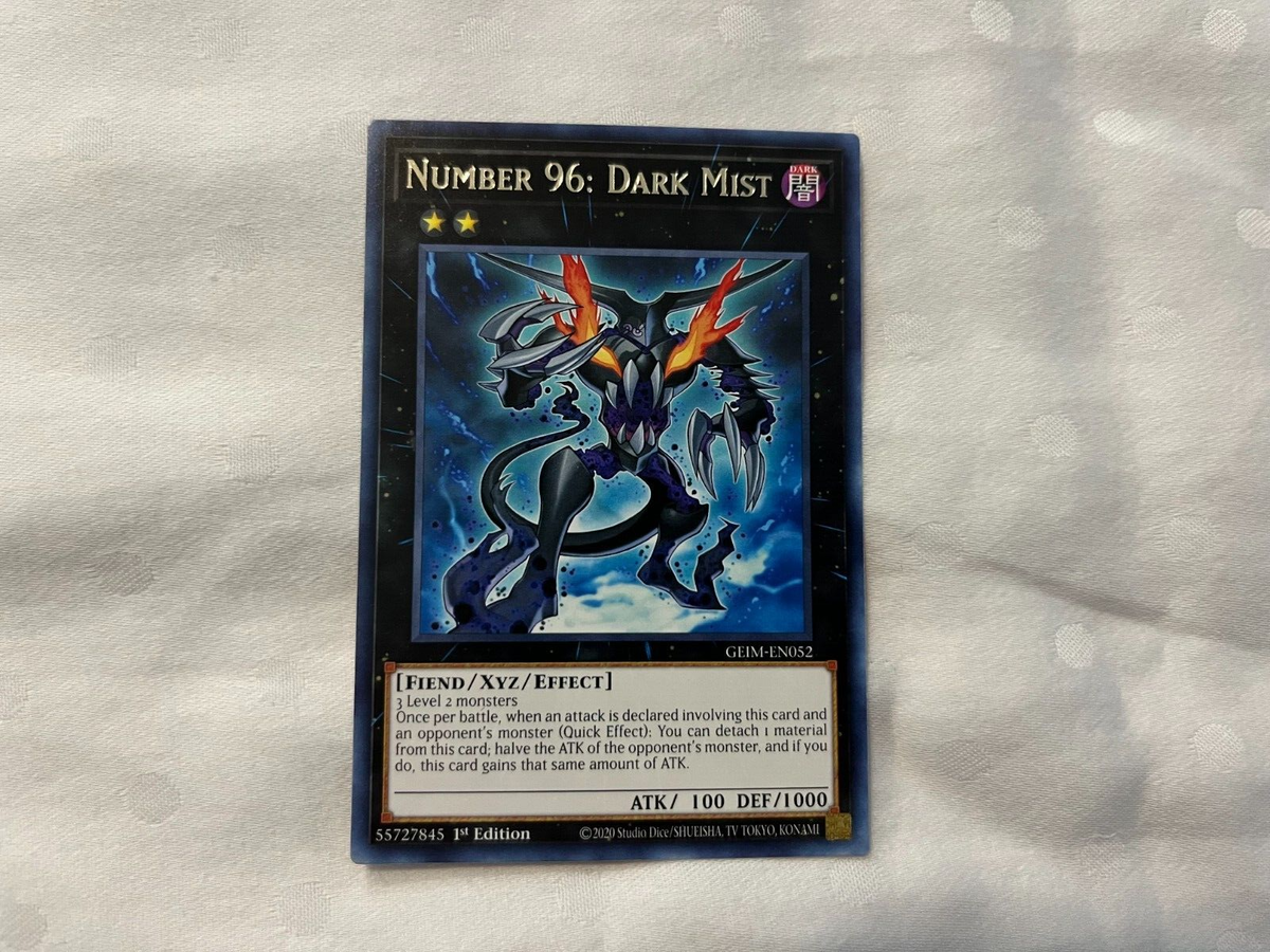 NUMBER 96: 6 DARK MIST RARE DOUBLE PLAYSET RANK 2 XYZ YUGIOH ZEXAL! YUMA ASTRAL! NUMBER 96: 6 DARK MIST RARE DOUBLE PLAYSET RANK 2 XYZ YUGIOH ZEXAL! YUMA ASTRAL!