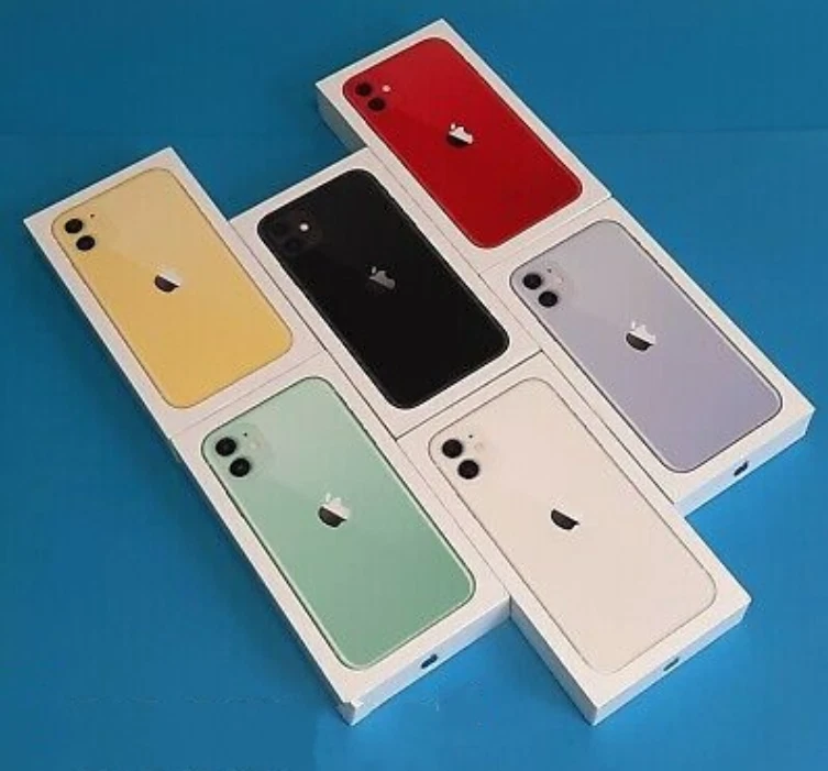 Genuine Apple iPhone 11 Empty Slim Box - Black /White /Red /Green /Purple/Yellow - Image 1 of 1