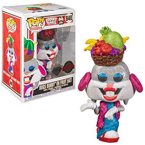 Looney Tunes Bugs Bunny In Fruit Hat Diamond Pop Animation #840 Vinyl Figure
