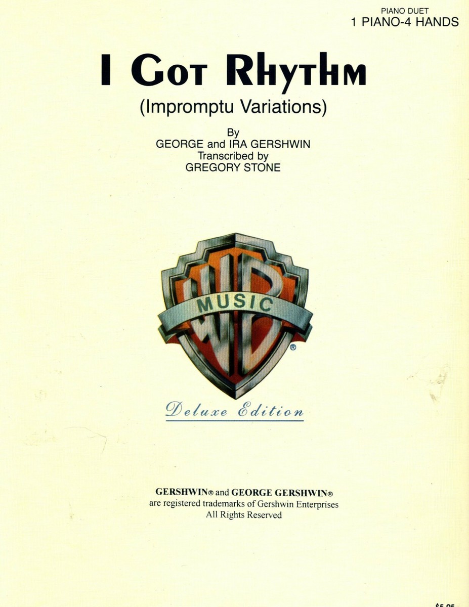 『I GOT RHYTHM』George Gershwin I Got Rhythm: The Music of George Gershwin - Amazon.com Music