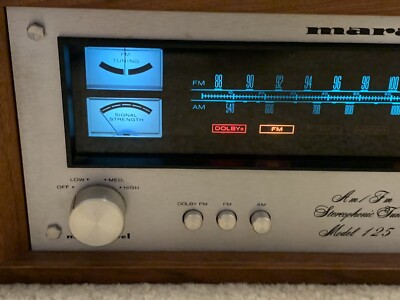 MARANTZ MODEL 125 FM/AMチューナー Marantz Vintage Model 125 Stereophonic FM/AM Tuner Good