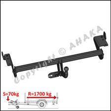 AHK für Peugeot 307 SW 2002-08 Kombi Anhängerkupplung TÜV Anhängerzugvorrichtung