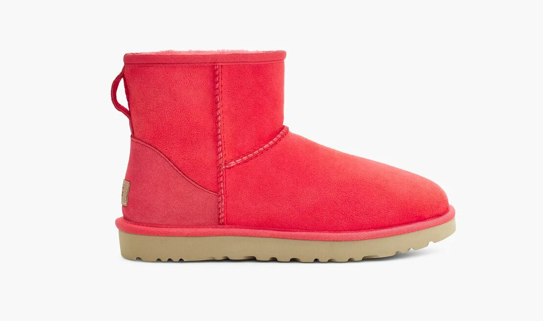 Stivali donna Mini II classici nuovi con scatola UGG colore rosa ibisco