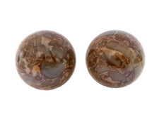 Paire de boule en marbre chinoise anti stress (Feng Shui)