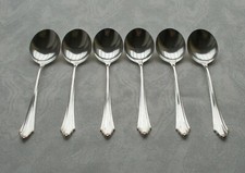 Rare Élégant Ensemble De 6 Tasse Cuillère Friederike BSF De 800er Argent