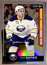 2016-17 OPC Update Marquee Rookies Rainbow #708 Nick Baptiste Buffalo Sabres RC