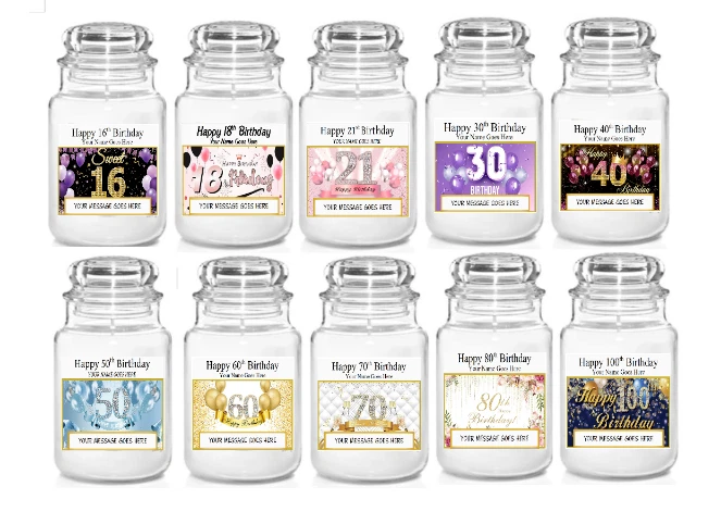 Personalised sale yankee candle