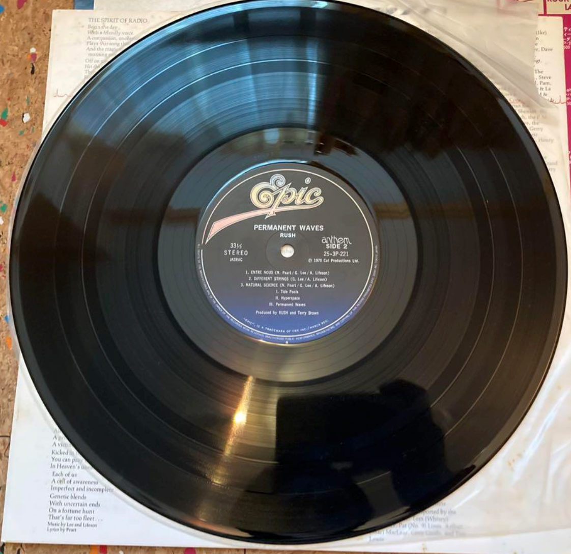 Rush Permanet Waves Japan Vinyl LP Obi 25 3P221 | eBay