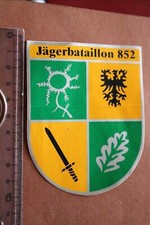 toller Aufkleber - J&auml;gerbatallion 852