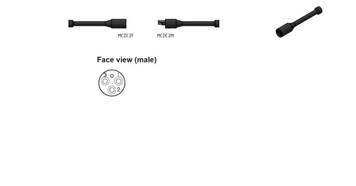 SEACON SubConn MCDC3M, Underwater Electrical Wet Connector 3-Pin Male Dummy Plug - Picture 9 of 9