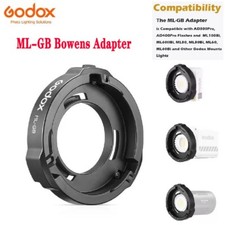 Godox ML-GB Bowens Mount Adapter Ring for ML100Bi ML60IIB AD300Pro AD400Pro ML30