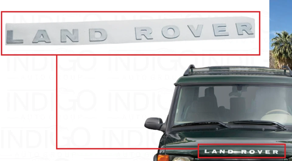 НАКЛЕЙКА НА КАПОТ LAND ROVER «LAND ROVER» ДЛЯ ОБНАРУЖЕНИЯ 2 DAG100370MAD - Изображение 2 из 3