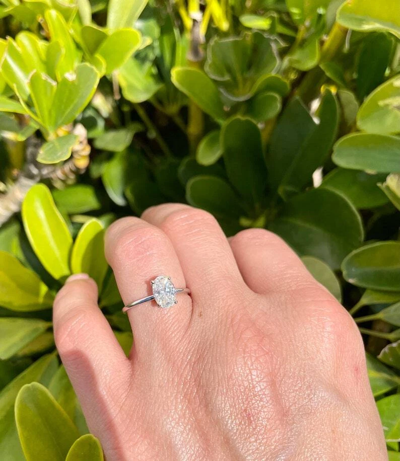1.75 oval cheap diamond ring