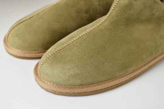 Men's Women's Verde Oliva Pelle Di Pecora Pantofole 100% vera pelliccia lavorato a mano suola rigida
