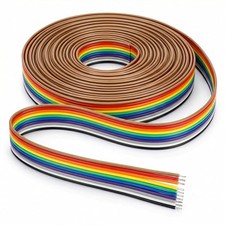 Flachbandkabel, Jumper Kabel Breadboard Kabel 10 Polig 1,27mm Rasterma&szlig; f