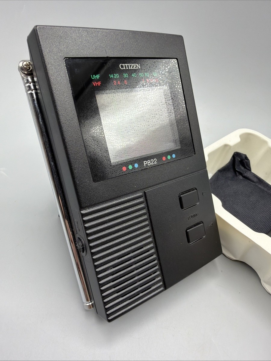 Citizen Pocket NTSC LCD Color TV Model P822A | eBay