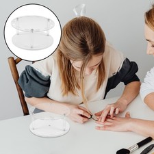 2pcs Tweezer Holder Lash Tech, 12-Hole Rotating Lash Tweezer Holder, Removable