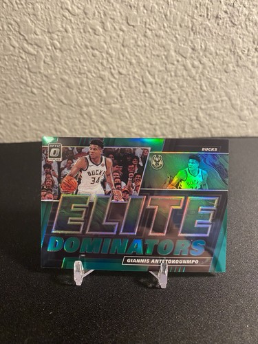 Giannis Antetokounmpo [Green] #17 2019 Panini Donruss Optic Elite Dominators card