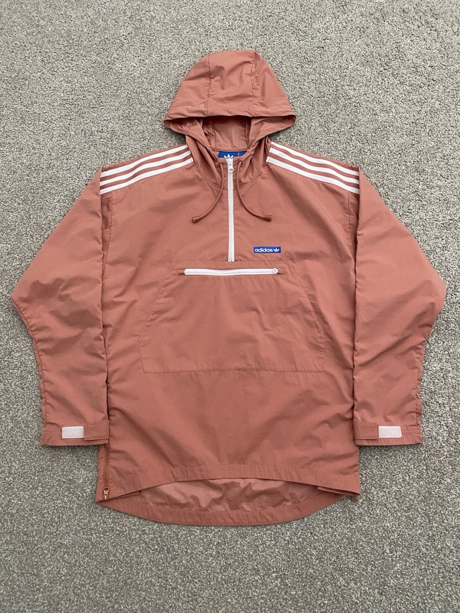 ADIDAS TENNOJI OVERHEAD PULLOVER WINDBREAKER JACKET WITH HOOD SIZE SMALL