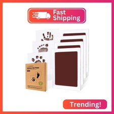 4-Pack Inkless Baby Hand and Footprint Kit - Mess Free Ink Pad for Newborn Keeps