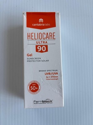 Heliocare Ultra 90 Sunscreen Sun Protection Gel SPF 50+ Cantabria Labs UVA /UVB