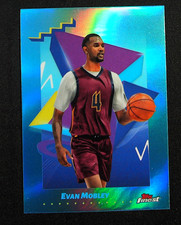 2024-25 Topps Finest Uncommon Sky Blue Refractor Evan Mobley #116 Cavs