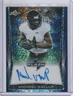 Michael Gallup 2018 Leaf Flash Navy Blue Sparkle Rc On Card Auto (35/50)