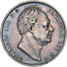 1837 Halfcrown - William IV British Silver Coin - Nice