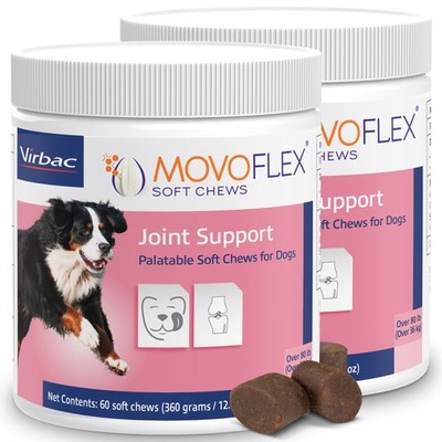 Soft Chews Hip and Joint Support Supplement for Large Dogs 120 Count By Virbac