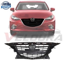 New For Front Upper Black Grille Assembly 2014 2015 2016 Mazda 3 Ma1200197 New For Front Upper Black Grille Assembly 2014 2015 2016 Mazda 3 Ma1200197