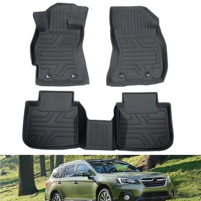 Upgraded TPE Car Floor Mats for Subaru Outback & Legacy 2015-2019 All Weather OE