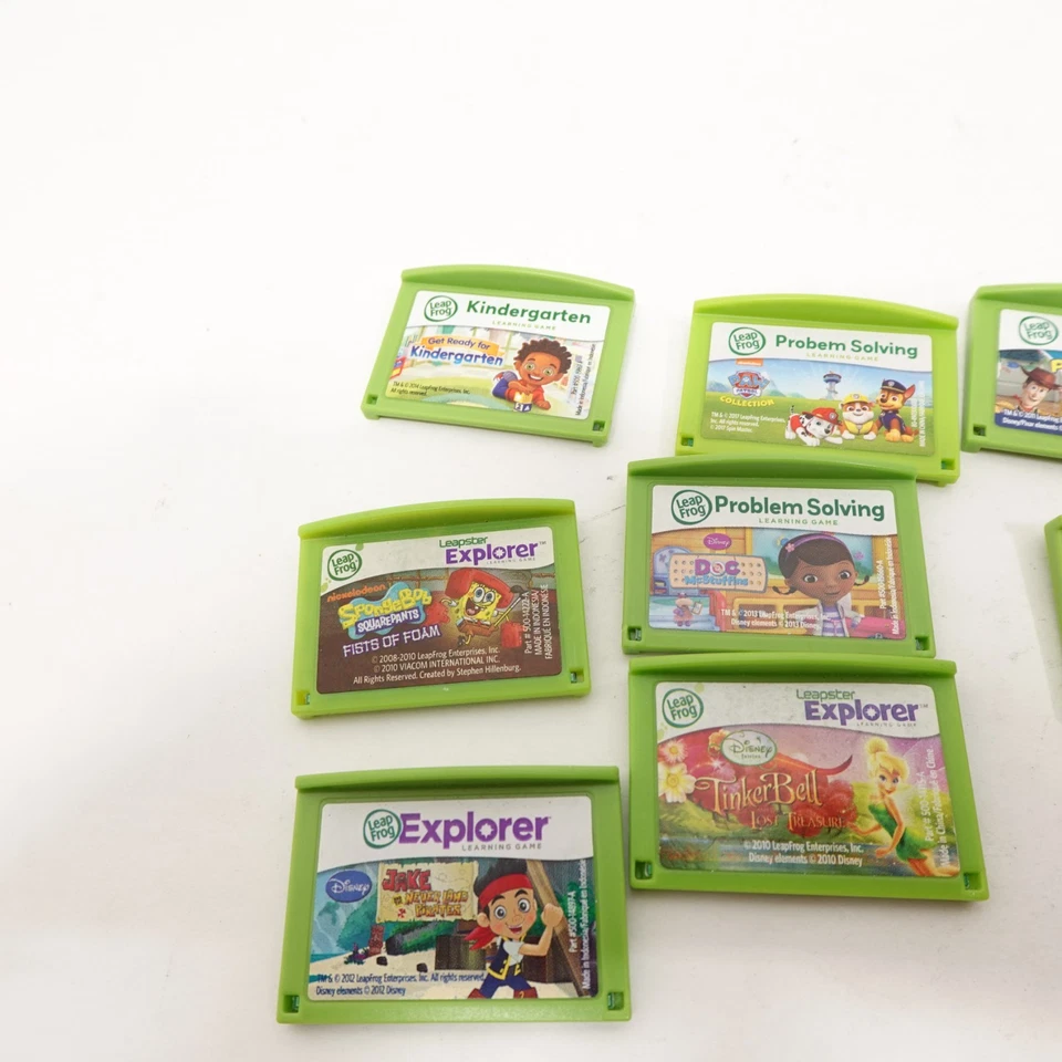 Lot of 8 LeapFrog Leapster Explorer Game Cartridges Mixed Subjects Learning Kids - Image 4 of 4