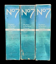 💎 No7 Protect & Perfect Intense Advanced Serum 1 fl oz x3 – TUBES