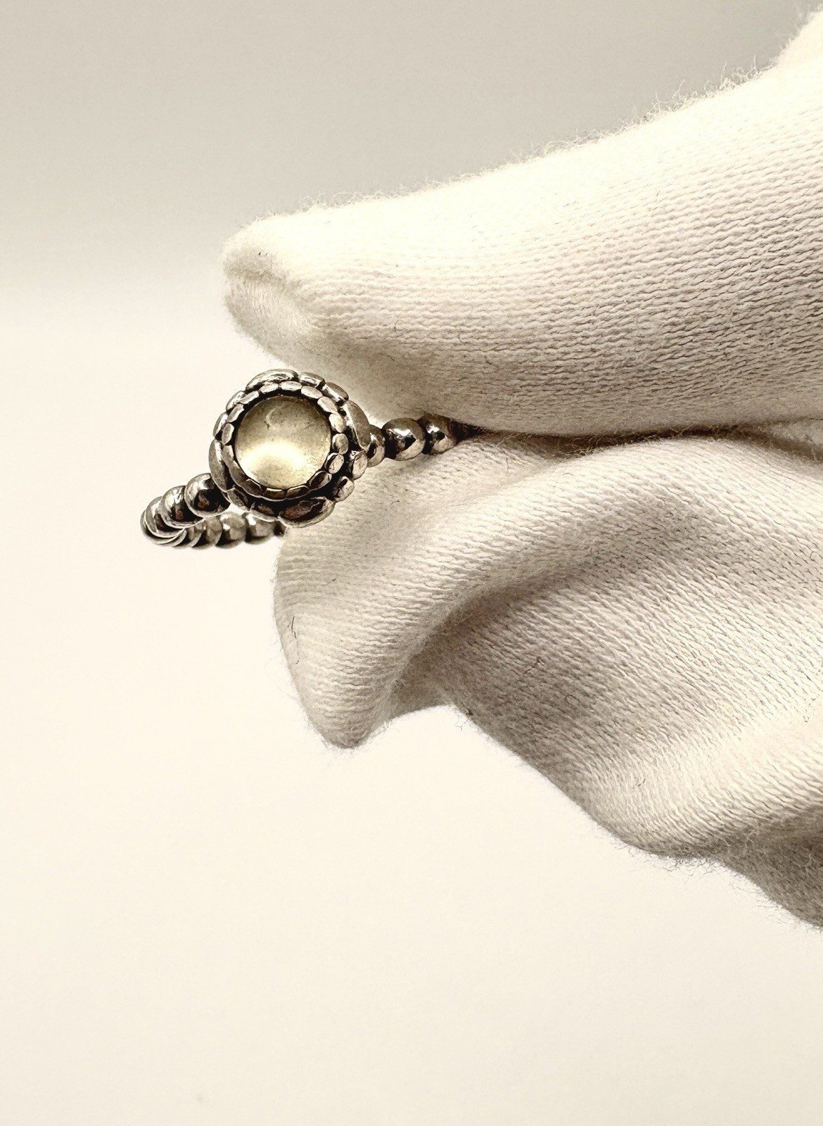 Pandora Bubble stacking Ring, Sterling silver 925… - image 7