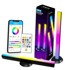 Smart LED Light Bars, RGB Light Bar, 14 Inches TV Backlights with Scene Black