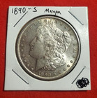 1890-S  Morgan Silver Dollar .90 Silver UNC  *925* — photo 1