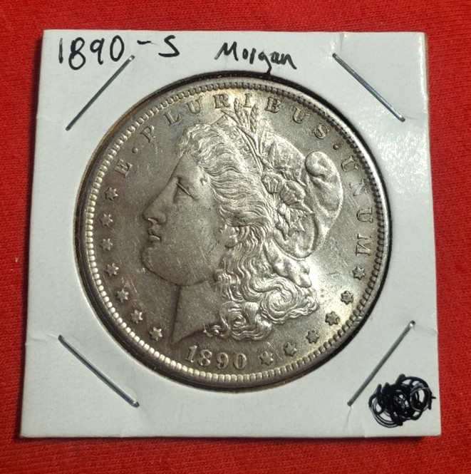 1890-S  Morgan Silver Dollar .90 Silver UNC  *925*