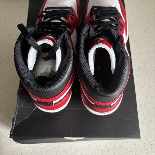 Nike Air Jordan 1 Mid TD Chicago Football Cleats Mens Size 10.5 - Picture 5 of 15