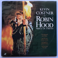 Robin Hood Prince of Thieves Widescreen Laserdisc Kevin Costner Gatefold