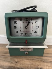 Acroprint Time Clock Recorder 125AR3  No Key- Working