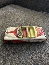 Vintage 1950s Japanese Tin Litho Friction Drive Car No-537 Rare