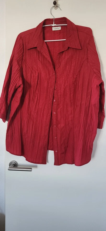 chemisier rouge canda t 52 polyester - Photo 1/1