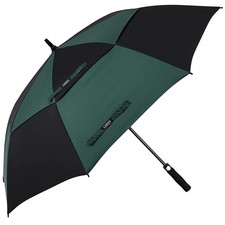 G4Free 62in Automatic Golf Umbrella Double Canopy Vented Windproof Waterproof