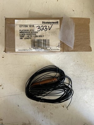 Honeywell C7170A1010 Platinum PTC Immersion Temp Sensor 3in Insertion 180in