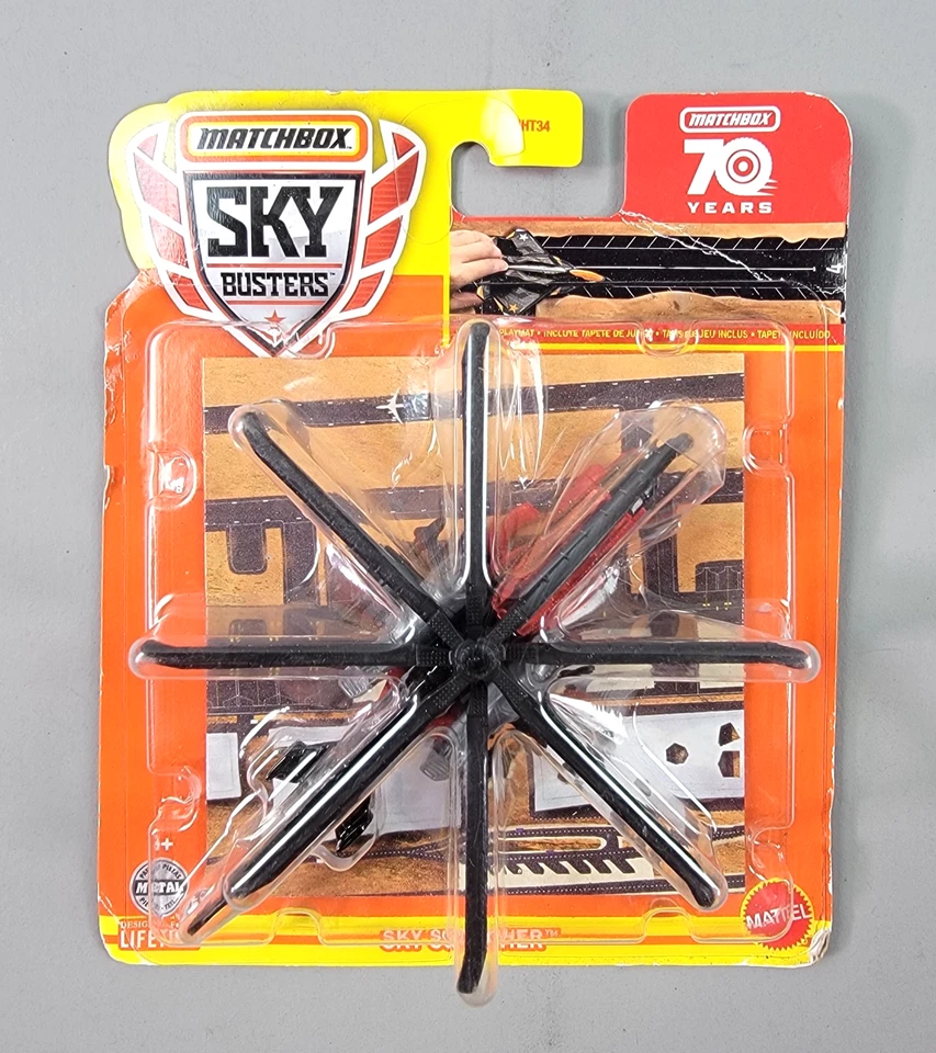 Matchbox Sky Busters 70 Years *Sky Scorcher* Red Helicopter New/Sealed - Image 2 of 4