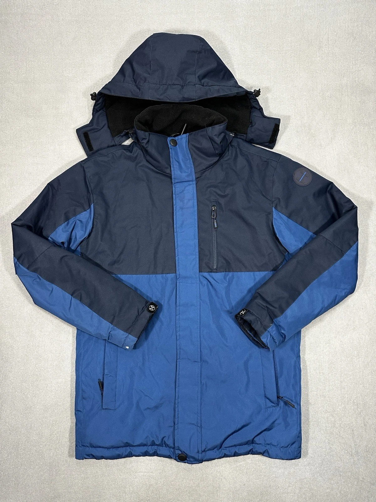 Hawke & Co Men’s Small Waterproof Insulated Hooded Jacket Blue Winter Coat
Opens in a new window or